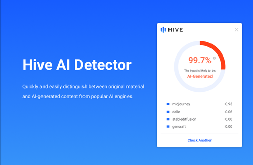 Hive AI Detector