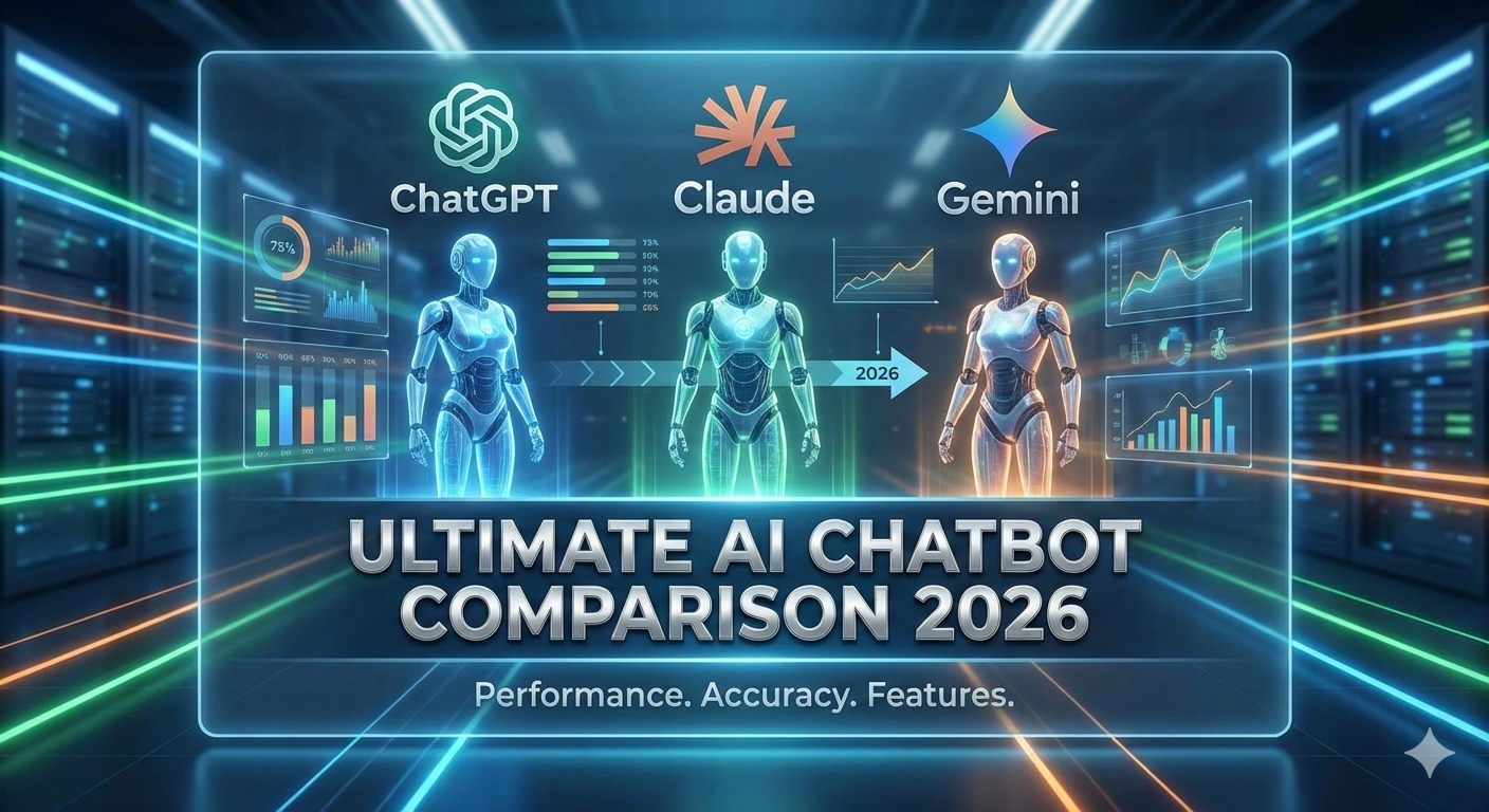 AI Chatbot Comparison - ChatGPT, Claude, and Gemini side by side