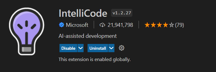 IntelliCode Example